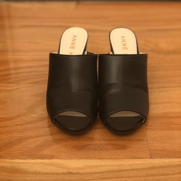 Anne Klein Black Mules - Picture 3 of 3
